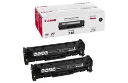 Canon 718BK Twin Pack